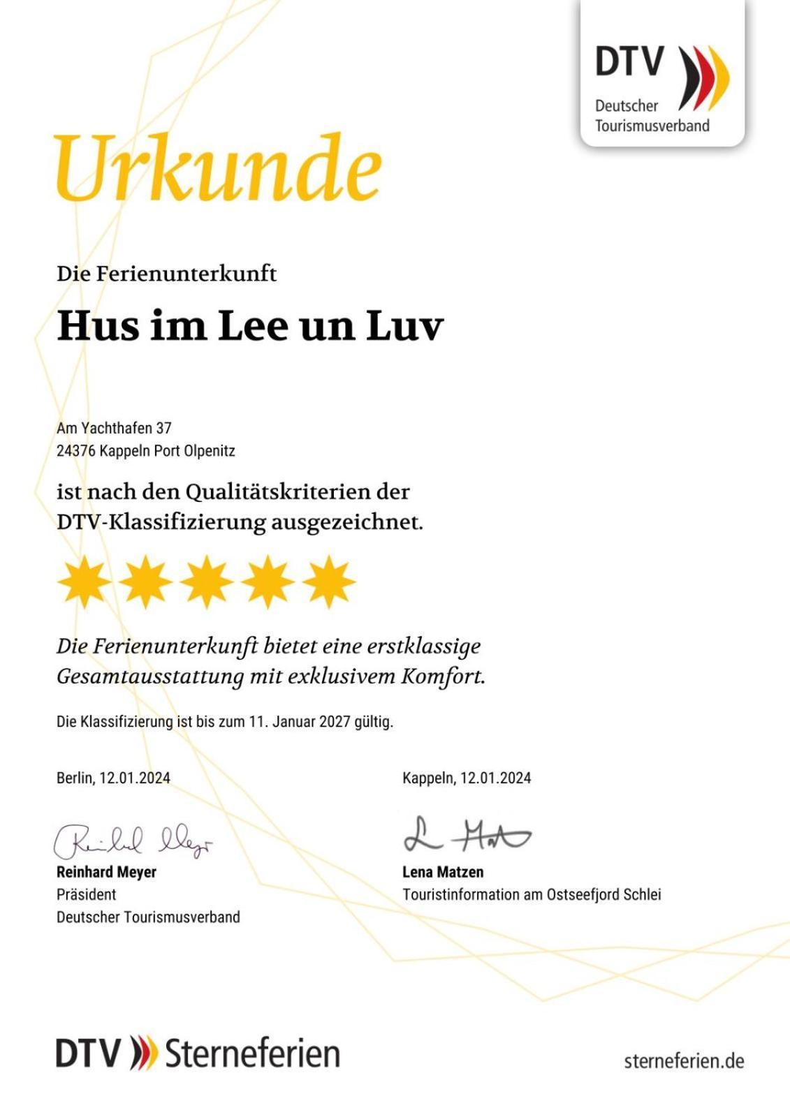 Hus Im Lee Un Luv Villa Olpenitz Exterior foto